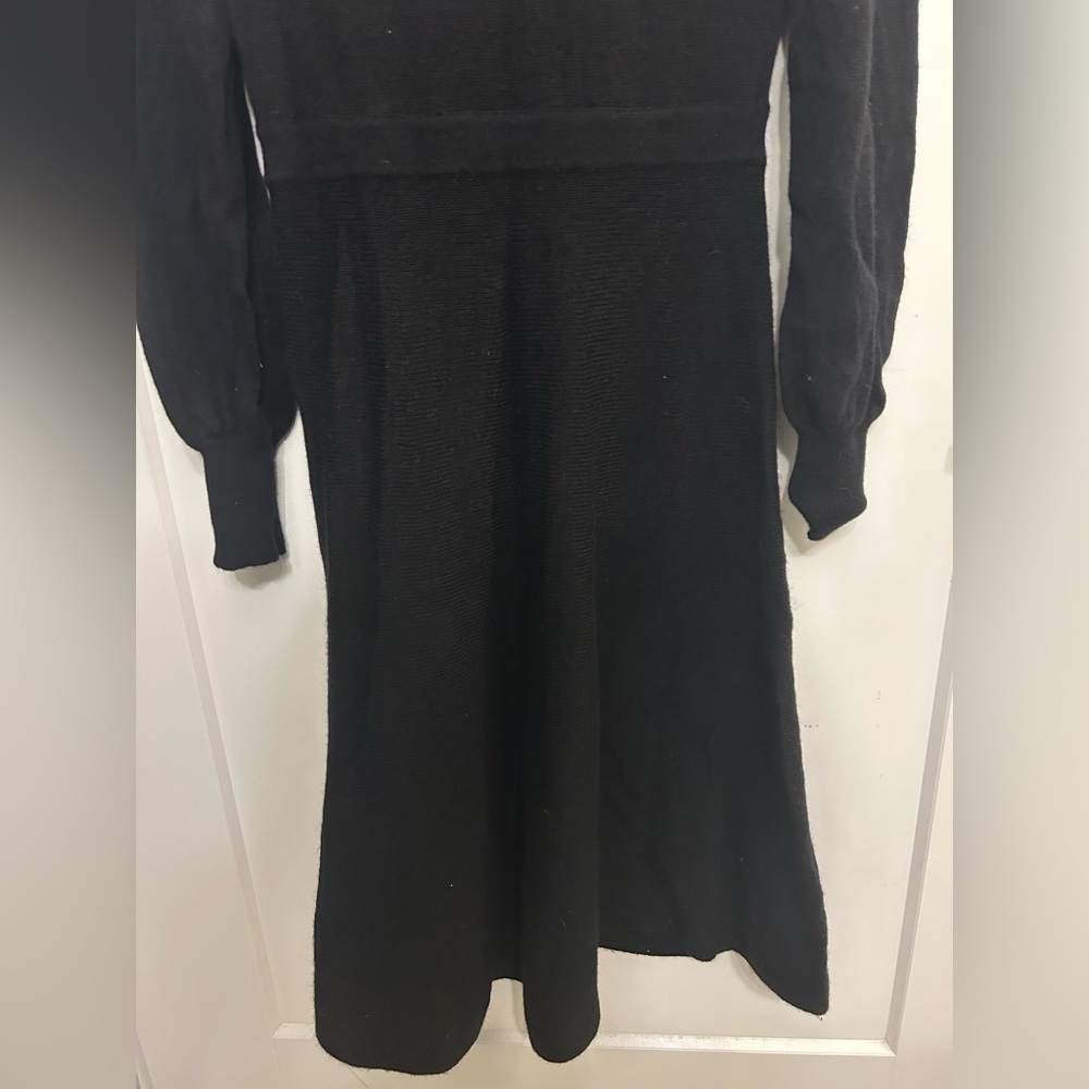 Boden Square Neck Alpaca Wool Blend Knit Long Sleeve Dress - Picture 10 of 10